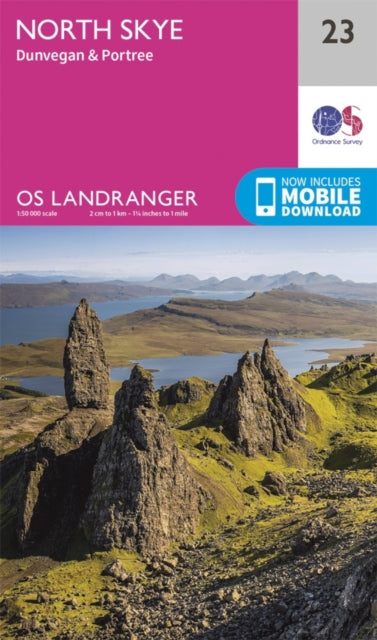 North Skye, Dunvegan & Portree : 023 - 9780319261217