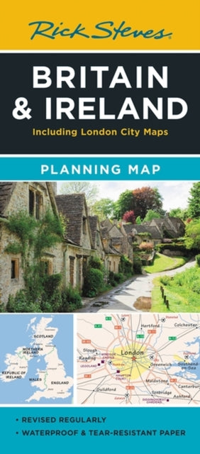 Rick Steves Britain & Ireland Planning Map : Including London City Map - 9781641715959