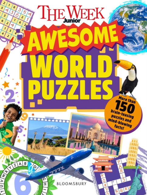 The Week Junior Awesome World Puzzles : Explore the world with over 150 brain-teasing puzzles and mind-bending facts - 9781801998727