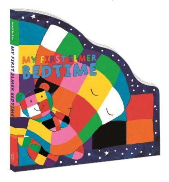 My First Elmer Bedtime : Shaped Board Book - 9781839131646