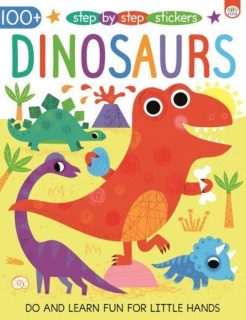 Step by Step Stickers Dinosaurs - 9781915458650