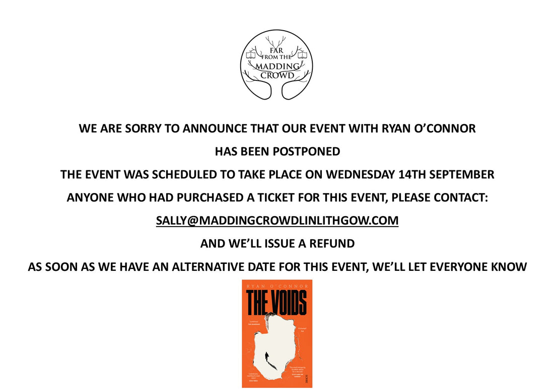 Event with Ryan O'Connor: POSTPONED