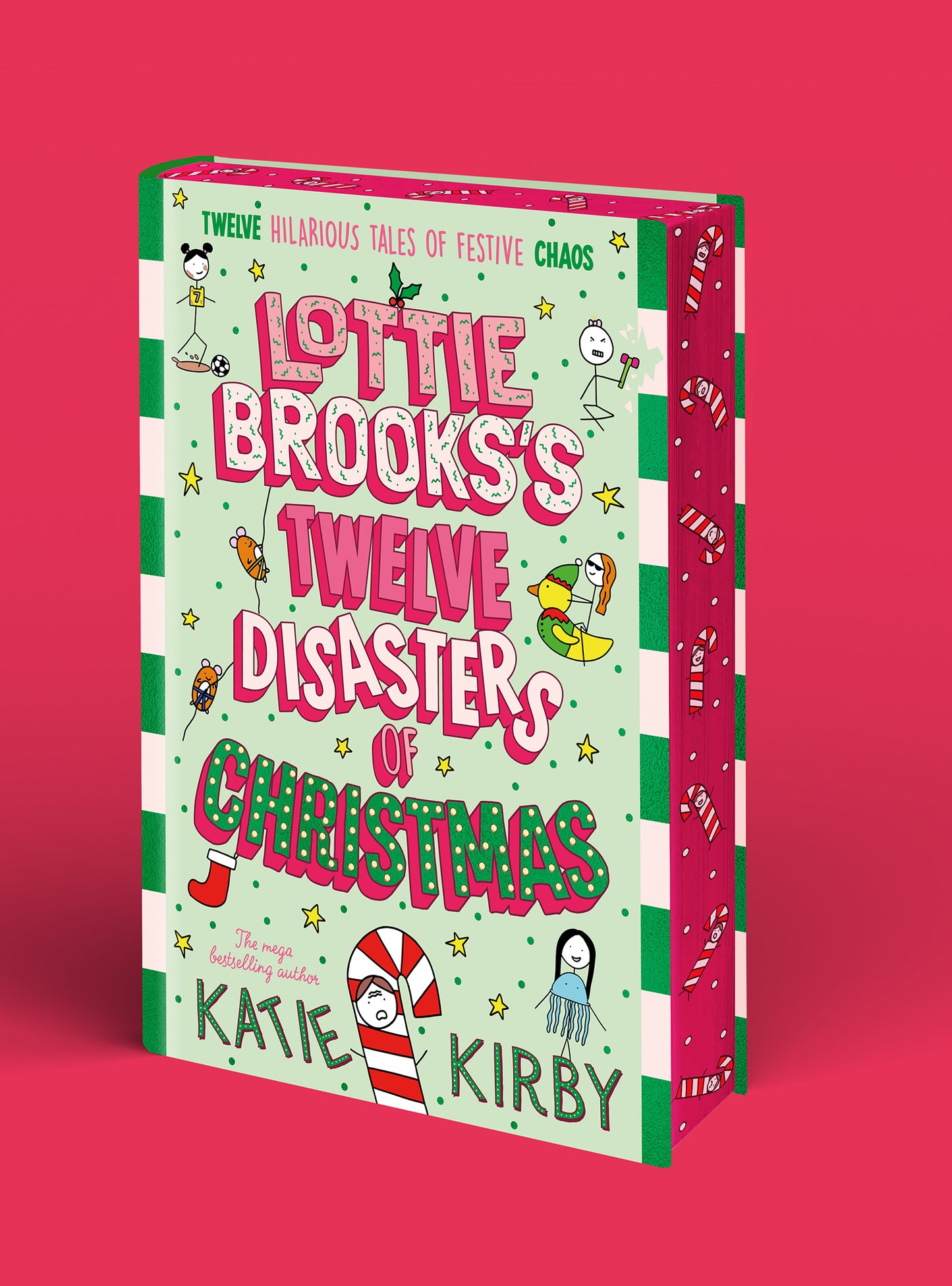 Pre-Order for 8th October 2026: Signed Indie Exclusive copy of Lottie Brooks's Twelve Disasters of Christmas by Katie Kirby