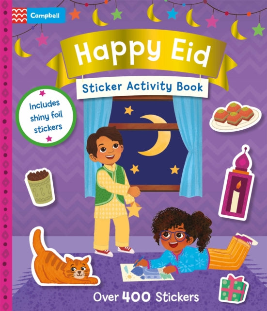 Happy Eid Sticker Activity Book : With over 400 stickers - 9781035086450