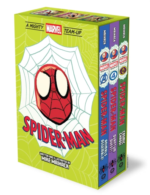 Spider-Man: A Mighty Marvel Team-Up 3-Book Box Set : 3 Original Graphic Novels: Animals Assemble!, Quantum Quest!, Cosmic Chaos! - 9781419778865