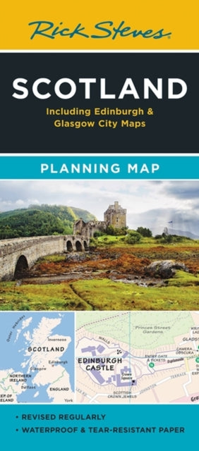 Rick Steves Scotland Planning Map : Including Edinburgh & Glasgow City Maps (Second Edition)-9781641716017