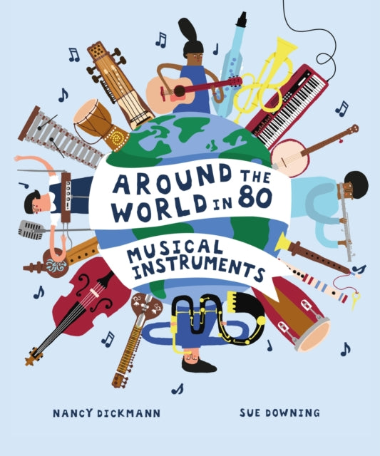Around the World in 80 Musical Instruments - 9781804536490