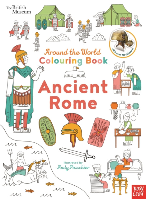 British Museum: Around the World Colouring: Ancient Rome - 9781805132936