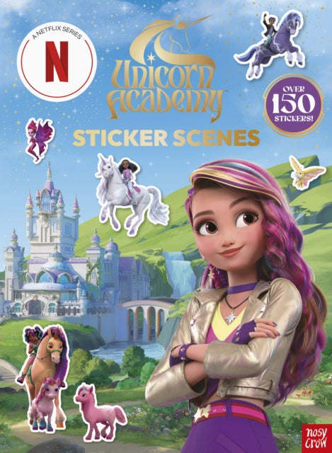 Unicorn Academy: Sticker Scenes : with over 150 magical stickers - 9781805136033