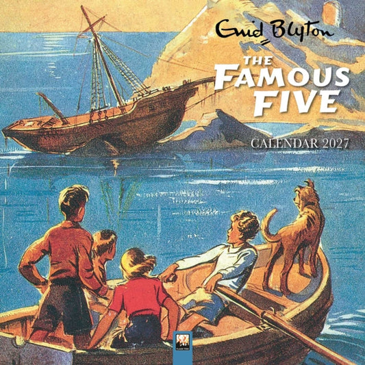 Enid Blyton: The Famous Five Wall Calendar 2027 (Art Calendar) - 9781806940011