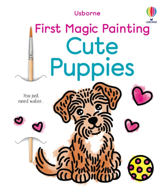 First Magic Painting Cute Puppies - 9781836042211