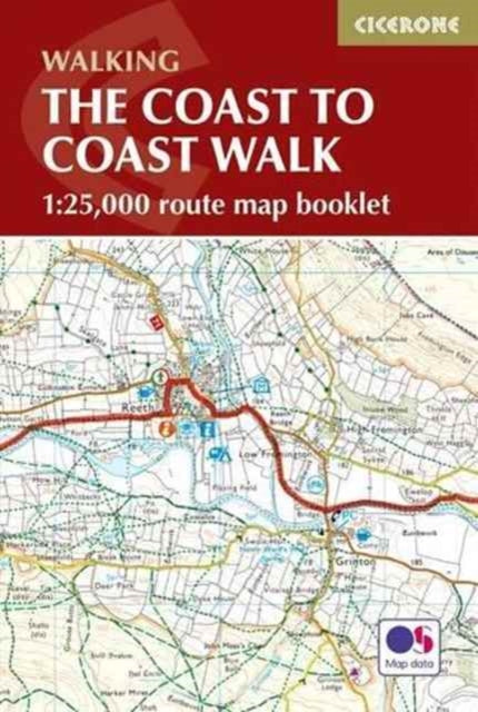The Coast to Coast Map Booklet : 1:25,000 OS Route Map Booklet - 9781852849269