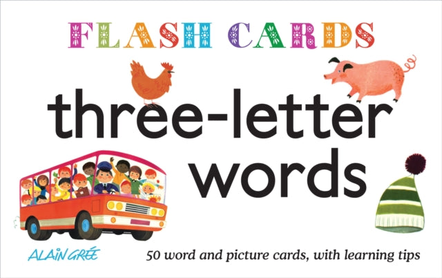 Three–Letter Words – Flash Cards - 9781908985149